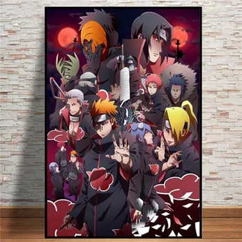 Anime Naruto Kakashi Aliejus, Drobė Sienos Plakatas Sienos plakatas spausdinimo, modernus menas, dekoras, namų dekoro plakatas, Gyvenamasis Kambarys, Vaikų Kambarys