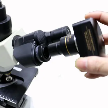 0.37 X 0,5 X 0.75 X CCD Sumažinti Objektyvo C Mount Adapteris 23.2 mm Mikroskopu Relay 