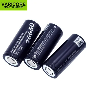 1-10VNT VariCore 26650 Li-ion Baterija 3.7 V 5200mA V-26D Išleidiklis 20A Maitinimo baterijos žibintuvėlis, E-įrankiai baterija