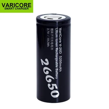 1-10VNT VariCore 26650 Li-ion Baterija 3.7 V 5200mA V-26D Išleidiklis 20A Maitinimo baterijos žibintuvėlis, E-įrankiai baterija