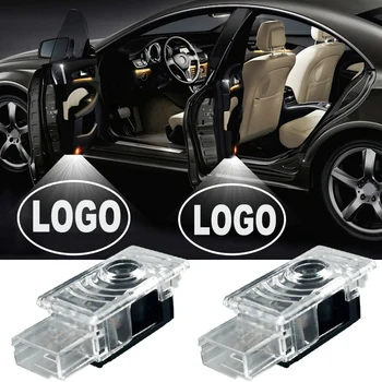 1-20 Poros Cadillac Logotipą, Automobilių Durų Sveiki atvykę Šviesos diodų (LED) Už CTS XTS ATS SRX Emblema, Lazerinius Projektorius, Šviesos Šešėlis 12V Automobilio Stiliaus