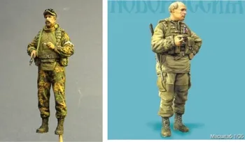 1/35 mastelis miniatiūros rusijos karo vadai, ir milicija Dervos Modelio Rinkinio pav Nemokamas Pristatymas
