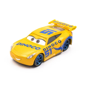 1:55 Disney Pixar Cars 3 Naujus Vaidmenis Praleisti Placek Žaibas McQueen Jackson Audra Cruz Ramirez Mater Metalo Automobilių Žaislai, Gimtadienio Dovana