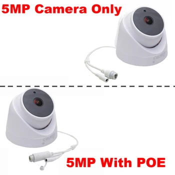 1,7 mm Objektyvas 5MP Panoraminis POE Kameros Cctv Saugumo Priežiūros HD Built-in Mic Infraraudonųjų spindulių Vaizdo IPCam Patalpų POE Kamera Namų Icsee