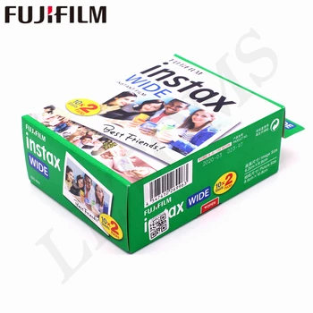 10-100 Lakštai Fujifilm Instax Pločio Baltos spalvos šoniniai + Vaivorykštė + Juoda Filmai Fuji Momentinių Nuotraukų popieriaus Kamera 300/200/210/100/500AF