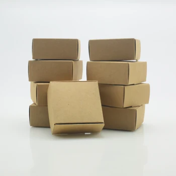 100VNT Spalvinga popierinė Dėžutė Mažas Rankų darbo Muilo Dėžės Mielas Dovanų Pakavimo Dėžutės Vestuvių Nori Saldainių Dėžutė 6.5x6.5x3cm