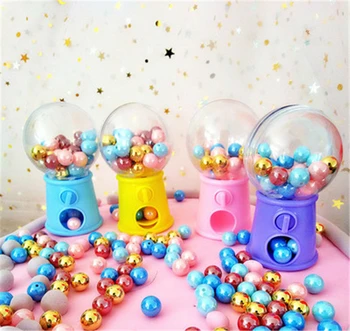 108 vnt./daug Kūrybos Mielas Saldainiai Mini Candy Mašina Burbulas Žaislas Balionėlis Monetos Banko Vaikams, Žaislas, apdailos Chrismas Gimtadienio Dovana
