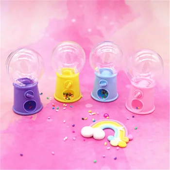 108 vnt./daug Kūrybos Mielas Saldainiai Mini Candy Mašina Burbulas Žaislas Balionėlis Monetos Banko Vaikams, Žaislas, apdailos Chrismas Gimtadienio Dovana