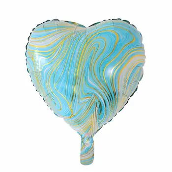 10vnt 18inch Dvigubo Sluoksnio Agatas Balionai Vestuves širdies star oro Ballon Gimtadienio Baby Shower Apdailos Vaikų, Šalies Prekių