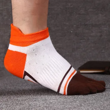 10vnt = 5 porų Vyrų kojinės mados naujų medvilnės penkis pirštus kojų kojinės Spalvų mozaika Dezodorantas verslo atsitiktinis Europoje laukinių kojinės