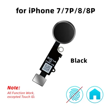 10vnt FIXBULL Universalus Home Mygtuką Flex Cable For iPhone 7 8 plius 7plus 8plus Grįžti pagrindinė Funkcija atsarginės Dalys, Nr. Touch ID