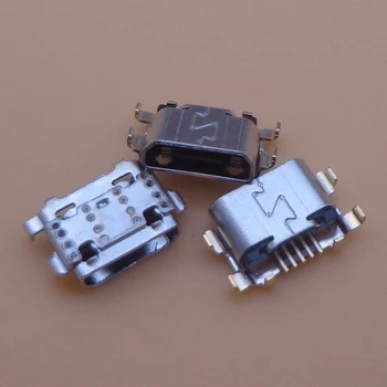 10vnt Micro USB Įkroviklio Įkrovimo lizdas Dock Jungties lizdo elektros kištuką dock For Motorola Moto G6 Žaisti XT1922