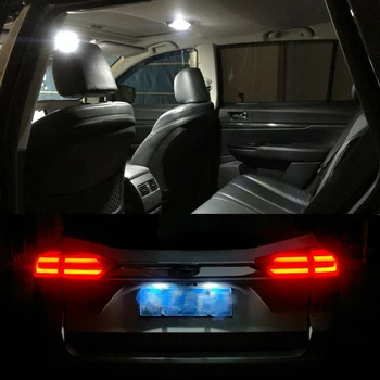 10vnt T10 W5W Canbus Super Ryškus LED Automobilių Žibintai Auto Gabaritinis Žibintas Pleišto Pusės Lemputę Chrysler 300c Dodge ram 1500 