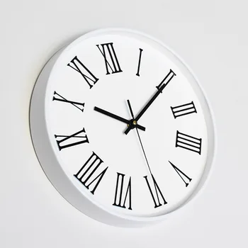 12-colių Tylus Modernus Sieninis Laikrodis Kvarcinis Sieninis Laikrodis 3D Išgaubtas Plastikinis Sieninis Laikrodis Namie Kalėdų Office naujieji Metai Apdaila