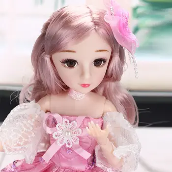 12 skirsnis negabaritinių lėlės rinkinys mergaitė princesė vieno modeliavimas vestuvių, vaikų žaislas Mados Lėlė-Atsargų