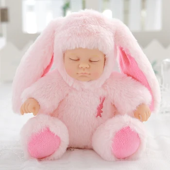 12 Spalvų Mielas Pliušinis Kimštiniai Žaislai Vaikams, Minkštas Rabbit Meškiukas Pliušinis Žaislas Kūdikis Miega Lėlės Geriausios Gimtadienio Dovanos Vaikams, Lėlės