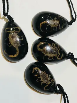 12 vnt Unikalių Vabzdžių Epoksidinės skorpionas Kūrybos niekučių juodas lašas priedai