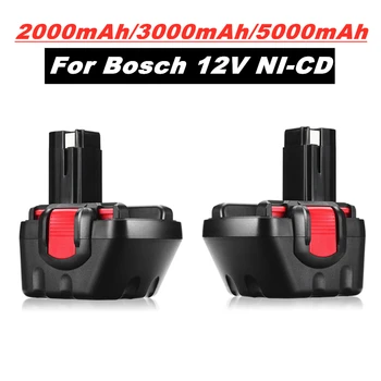 12V 3000mAh Nicd Ni-MH Pakaitinis Akumuliatorius Bosch 12 V BAT043 BAT045 BAT120 Gręžimo GSR12VE-2 PSR12VE-2 2607335273