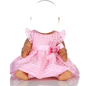18 colių lėlės rožinė suknelė + Trumpas Ziajać tinka 43cm Baby new Born Lėlės Drabužiai ir 18 colių 45CM Lėlės Priedai