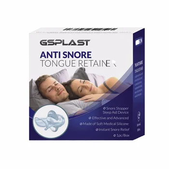 1Pc Silikono Anti-Knarkimas Kalba Išlaikyti Prietaisą, Miego Apnėja, Kvėpavimo Naktį Guard Pagalbos Snore Kamštis Snore Solution