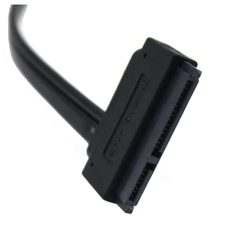 2.5 colio Kietąjį Diską SATA 22Pin prie eSATA Duomenų USB Powered Kabelis Adapteris, skirtas Optimizuoti VSD, Paramos UASP SATA III\EB-SSHD