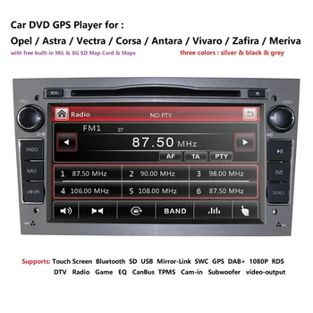 2 DIN Car DVD Stereo Vauxhall Opel Astra H G Vectra Antara Zafira Corsa WINCE Car DVD GPS Navi 