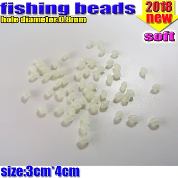 2018 fihsing plastiko šviesos žvejybos karoliukai švyti tamsoje 3cm*4cm 4cm*6cm 4color pasirinkti 500pcs/daug