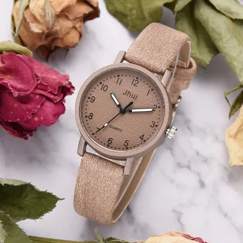 2018 Karšto Top Brand Moterų Laikrodžiai Mados Odos Riešo Žiūrėti Moterų Suknelė Laikrodžiai Pink Ladies Watch Laikrodis