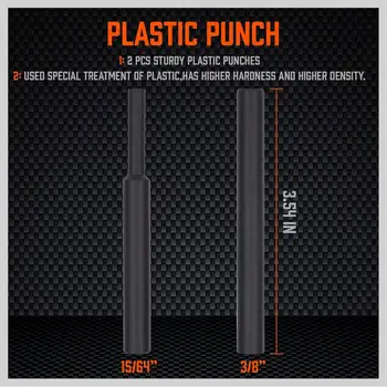 2020 -9-Vienetų Gunsmith Punch Nustatyti ir Plaktukas su Žalvario, Tuščiaviduriai, Plieno, Plastiko Štampus, Žalvario Punch Gunsmithing Priežiūra