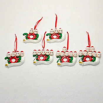 2020 Karantino Gimtadienio, Kalėdų Dekoracija Namuose Asmeninį Kabinti Ornamentu Socialinis Atskyrimas Šalies Kalėdų Senelis Pakabukas
