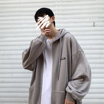 2020 Kpop Drabužius Ulzzang Hoodies Korėjos Stiliaus Mados Negabaritinių Marškinėlius Vyrų Drabužių Streetwear Hip-Hop Kailis Harajuku Vyras