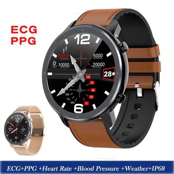 2020 L11 Smart Watch Vyrų EKG+PPG, Širdies ritmą, Kraujo Spaudimą, Stebėti IP68 Vandeniui Oro Smartwatch laikrodžiai
