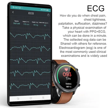 2020 L11 Smart Watch Vyrų EKG+PPG, Širdies ritmą, Kraujo Spaudimą, Stebėti IP68 Vandeniui Oro Smartwatch laikrodžiai