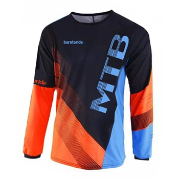2020 m. enduro Dviračių T-shirt Kalnų Kalnų Dviratį ilgomis Rankovėmis Lenktynių Drabužius DH MTB Offroad Motokroso, BMX Megztiniai didmeninės