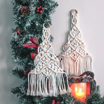 2020 mielas siuvinėjimas sienos gobelenas boho dekoro macrame sienos kabo trippy gobelenai sienos kabo bendrabučio Kalėdų dekoro