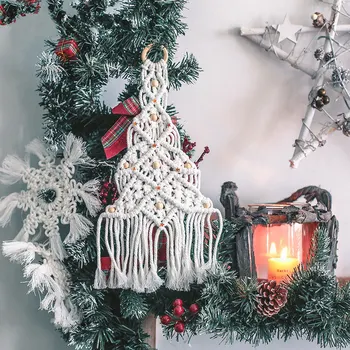 2020 mielas siuvinėjimas sienos gobelenas boho dekoro macrame sienos kabo trippy gobelenai sienos kabo bendrabučio Kalėdų dekoro