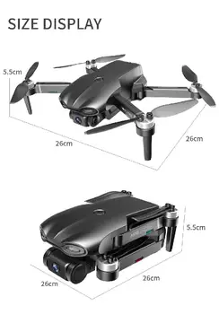 2020 NAUJAS M9968 Drone 5G WIFI GPS 6K HD Mini Kamera Profesional 1200 METRŲ Atstumu FPV Drone Pelninga Dron VS EX5 SG108 E520S
