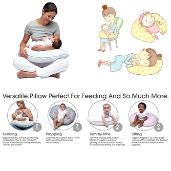 2020 Naujas Medvilnės Kūdikių Slaugos Pagalvės Krūtimi Motinystės Naujagimiui U-Formos Slaugos Pagalvę Juosmens Pagalvėlės Kūdikio Priežiūra