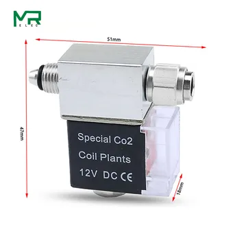 2020 Naujas Mini anglies dioksido solenoid valve vieno pabaigoje anglies dioksido solenoid valve įtampa 12v-110v, 220V, universalus