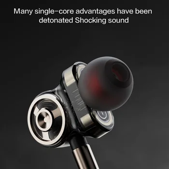 2020 Naujas QKZ CK10 In Ear Ausines 6 Dynamic Driver Unit: Ausinės, Stereo Su Sporto Mikrofonas HIFI žemų dažnių Ausinės Ausinių