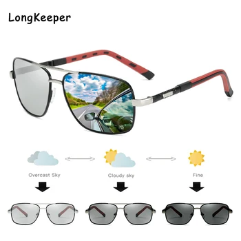 2020 Photochromic Poliarizuoti Akiniai nuo saulės Vyrams, Moterims, Derliaus Pilotas Chameleonas Saulės akiniai Spalvos Vairavimo UV400 Gafas de sol