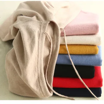 2020 Prarasti Sweter Moterų Jersey Hoodie Ilgomis Rankovėmis Megztinis Moterų Megzti Megztinis Traukti Femme Megztinis Rudenį Mezgimo Kašmyras