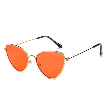 2020 rendy Tonuoti Spalva Vintage Formos Saulės akiniai Famle Lašo Formos Vandenyno CatEye Akiniai nuo saulės Moterims Prekės ženklo Dizaineris Oculos de sol