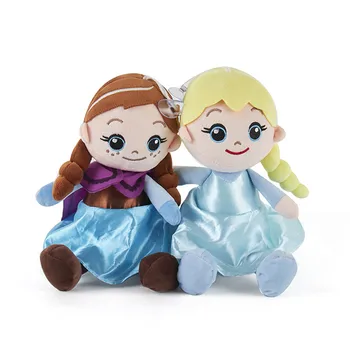20cm Sušaldyti 2 Feve Anna Elsa Princesė sniego Pliušiniai Žaislai Įdaryti Pliušinis lėlės Minkštas Įdaryti Gyvūnų, vaikų gimtadienio