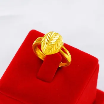 24K Aukso Jelwery vestuvių dovanos Žiedas Amžinybės Žiedas Pakabukai Geriausias Draugas, Dovana Meilės Simbolis Mados Žiedai Moterims vestuvinis žiedas