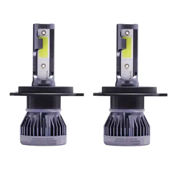 2VNT Automobilių žibintų Mini Lempos H7 LED Lemputes H1 LED H8, H11 priekinių Žibintų Rinkinį, 9005 HB3 9006 HB4 6000k Rūko žibintai 12V LED Lempos 72W 12000LM