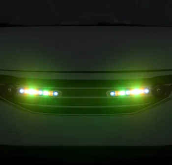 2vnt LED Vėjo energija Varomas Dieniniai Žibintai Auto Reikmenys Honda CRV Sutarimu HR-V Vezel Fit, City, Civic Crider Odeysey Kryžius