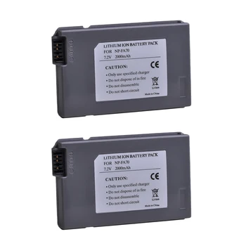2vnt NP-FA70 NPFA70 NP FA70 Baterija Sony NP-FA50, 55E, 90E, DVD7E, DCR-HC53E, PC1000DCR-DVD7, DCR-HC90E