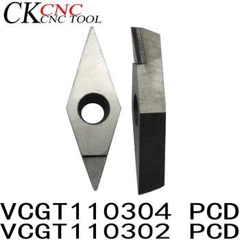 2vnt VCGT110302 politikos suderinamumo vystymosi labui VCGT110304 politikos suderinamumo vystymosi labui Deimantų intarpai Karbido Frezavimo Įterpti CNC įterpti dimond peilis pjovimo karbido tekinimo įrankis
