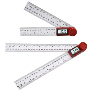 300mm/200mm Skaitmeninis Kampas Valdovas Inclinometer Goniometer Matlankis Kampo Ieškiklis B85C